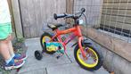 12,5 inch cars fietsje met zijwieltjes., Fietsen en Brommers, Fietsen | Kinderfietsjes, Ophalen, Gebruikt, Minder dan 16 inch