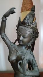 Antieke Nepalese koperen dansende Tara., Ophalen of Verzenden, Gebruikt