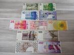 Verzameling guldenbiljetten 5 t/m 250 gulden, 11 stuks, Postzegels en Munten, Bankbiljetten | Nederland, 250 gulden, Ophalen of Verzenden