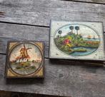 Schilderijtjes op hout, Ophalen of Verzenden