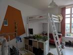 Hoogslaper tweepersoonsbed (140x200), Ophalen, Gebruikt, Wit, Tweepersoons