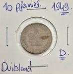 Duitsland 10 pfenning 1949 D, Ophalen, Duitsland