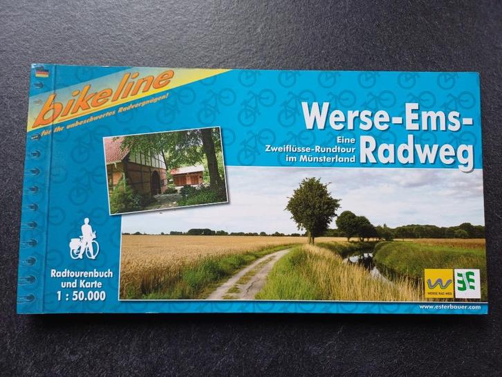 Bikeline Reisgids Werse-Ems Radweg, Boeken, Reisgidsen, Zo goed als nieuw, Fiets- of Wandelgids, Europa, Overige merken, Ophalen