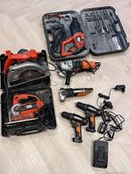 Black&Decker/Worx Gereedschap Set: Cirkelzaag, Boormachines., Ophalen of Verzenden, Gebruikt