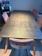 Eettafel met 8 stoelen - Wegens verandering interieur, Ophalen, Gebruikt, Overige materialen, 50 tot 100 cm