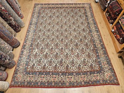 Vintage handgeknoopt perzisch tapijt ghom 318x231, Huis en Inrichting, Stoffering | Tapijten en Kleden, Gebruikt, 200 cm of meer