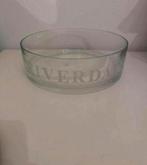 Riverdale schaal van glas, Schaal, Rond, Ophalen of Verzenden, Glas