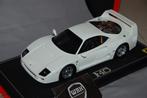 1:18 FERRARI F40 avus white BBR ltd24 WRH, Ophalen of Verzenden, Zo goed als nieuw, Auto, Overige merken