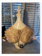 Antieke buste paspop vrouw, 54 cm, met Brocante kraag, 15 cm, Antiek en Kunst, Curiosa en Brocante, Ophalen of Verzenden