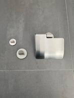 Tiger Noon WC rolhouder + 2 handdoekhaken - RVS, Ophalen of Verzenden, Nieuw, Grijs, Handdoekenrek