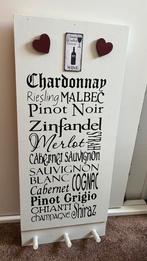 Leuk ophangbord met tekst en 3 haken, Ophalen, Zo goed als nieuw