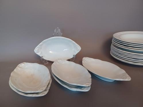 Wellington ovale zuurschaaltjes Petrus Regout, Antiek en Kunst, Antiek | Servies los, Ophalen of Verzenden