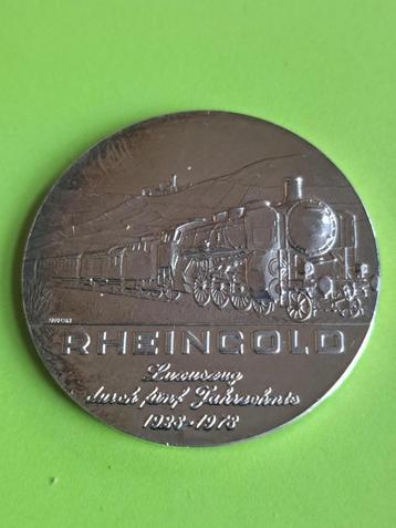 1978 Duitsland medaille Rheingold trein in zilver beschikbaar voor biedingen