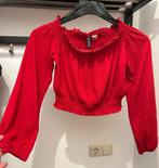 Off-the-shoulder crops/t-shirt, H&M, Nieuw, Ophalen of Verzenden, Lange mouw