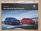 Folder Volkswagen Golf R, Boeken, Auto's | Folders en Tijdschriften, Volkswagen, Ophalen of Verzenden, Zo goed als nieuw