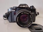Minolta X 700 met een Minolta Rokkor 50mm 1:1.7 Lens, Audio, Tv en Foto, Fotocamera's Analoog, Ophalen of Verzenden, Gebruikt
