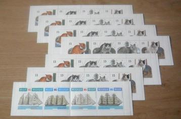 Belgie, 7 mooie postfrisse dieren postzegelboekjes. beschikbaar voor biedingen