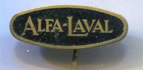 Alfa-Laval Melkmachines blik speldje ( E_215 ), Verzamelen, Speldjes, Pins en Buttons, Zo goed als nieuw, Speldje of Pin, Transport
