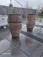 Grote Marokkaanse terracotta potten, Gebruikt, 40 cm of meer, Rond, Ophalen of Verzenden