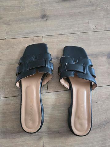 Babouche Zwarte Slippers - Maat 39 beschikbaar voor biedingen