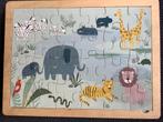 Dille en kamille houten legpuzzel safari puzzel 24 stukjes, Ophalen of Verzenden, 10 tot 50 stukjes, 2 tot 4 jaar, Van hout