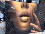 LV golden lip Schilde op plexiglas 53x40 cm, Minder dan 50 cm, Nieuw, Ophalen of Verzenden
