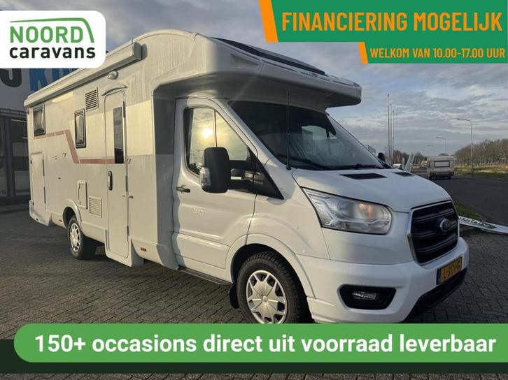 Roller team KRONOS 284 TL AUTOM.,ENKELE BEDDEN,HEFBED,AIRCO, Caravans en Kamperen, Campers, Bedrijf, tot en met 5, Half-integraal