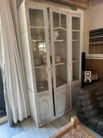Franse vitrine kast, Ophalen, Met plank(en), 200 cm of meer, Zo goed als nieuw