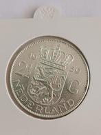 2½ Gulden 1959 Juliana Zilver, Koningin Juliana, Zilver, Ophalen of Verzenden, Losse munt