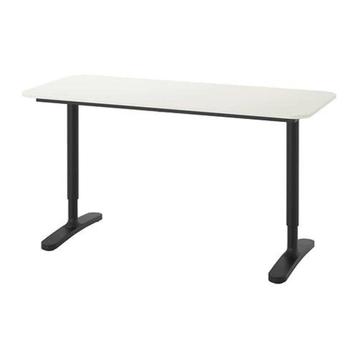 Ikea Bureau Bekant 160x80 hoogte verstelbaar
