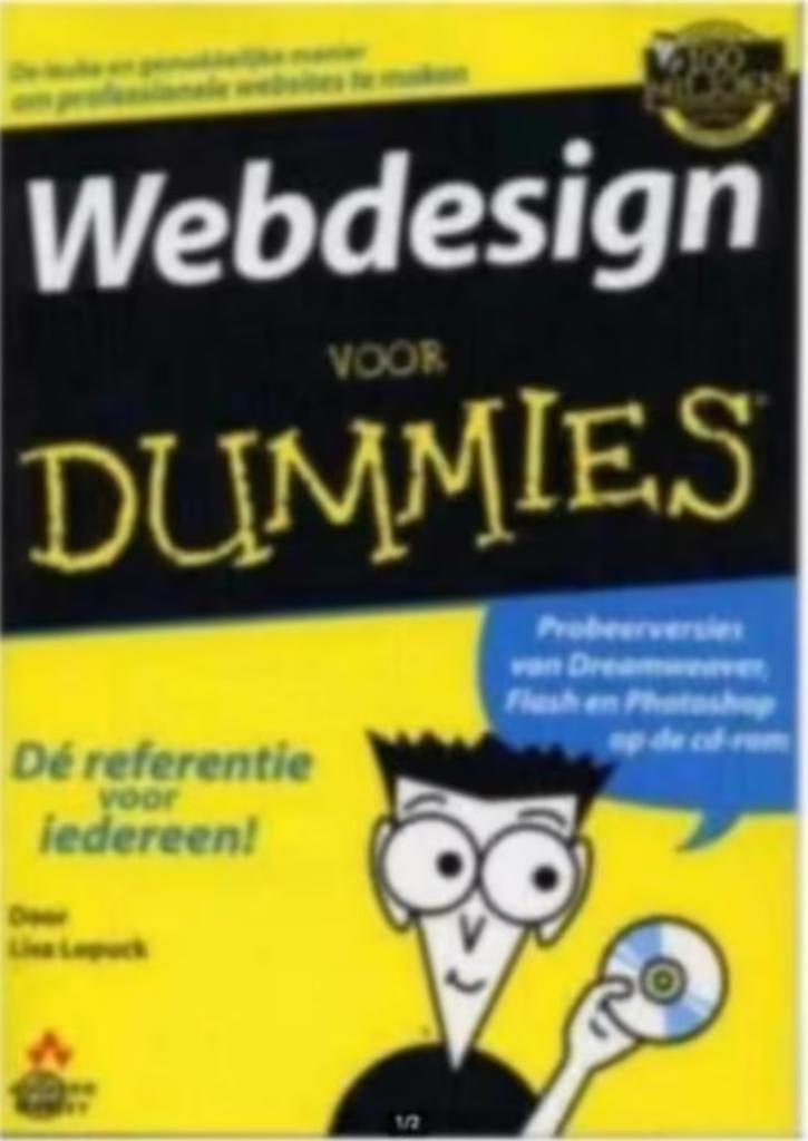 Webdesign voor Dummies, Boeken, Informatica en Computer, Zo goed als nieuw, Internet of Webdesign, Ophalen of Verzenden