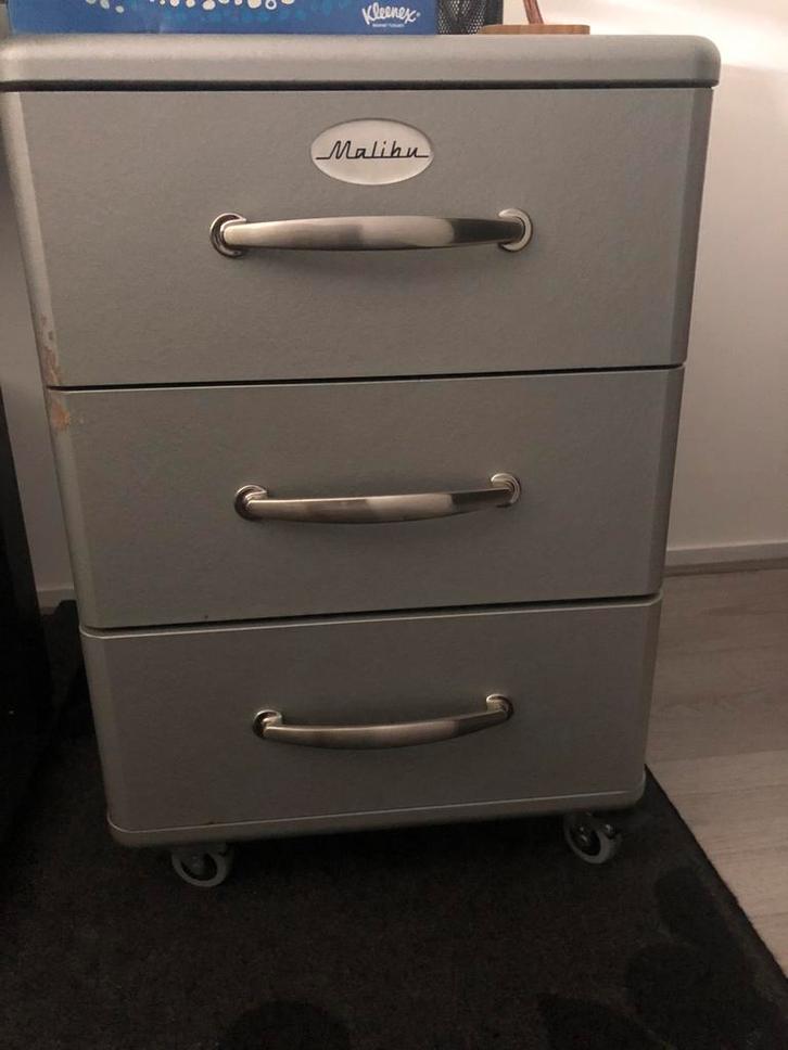 2x Malibu ladekasten, Huis en Inrichting, Kasten | Ladekasten, Gebruikt, Minder dan 100 cm, Minder dan 50 cm, 25 tot 50 cm, 3 of 4 laden