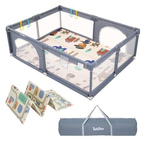 grondbox 200x180x65cm, Kinderen en Baby's, Boxen, Zo goed als nieuw, Rechthoekig, Boxkleed, Ophalen