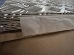 Aluminium Traanplaat 125x250cm, 2mm (3.5mm met traan), Doe-het-zelf en Verbouw, Platen en Panelen, Ophalen, Nieuw, Overige materialen