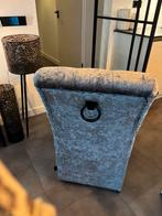 4 eetkamerstoelen met wieltjes, Huis en Inrichting, Stoelen, Verzenden, Zo goed als nieuw, Grijs