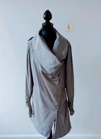 Lange zomerjas. Mantel. Grijs. Maat L/40, Kleding | Dames, Jassen | Zomer, Ophalen of Verzenden, Zo goed als nieuw, Maat 42/44 (L)
