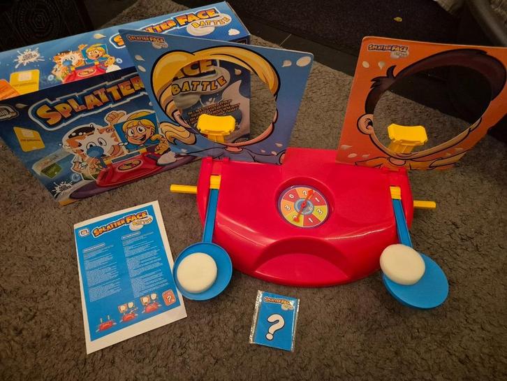 Spel Spatterface, Hobby en Vrije tijd, Gezelschapsspellen | Bordspellen, Zo goed als nieuw, Een of twee spelers, Drie of vier spelers