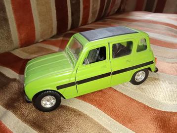 Burago Renault 4 Safari 1/24 - Groen - Made in Italy beschikbaar voor biedingen