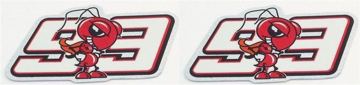 Marc Márquez, 93 metallic sticker set #1, Motoren, Accessoires | Stickers, Verzenden