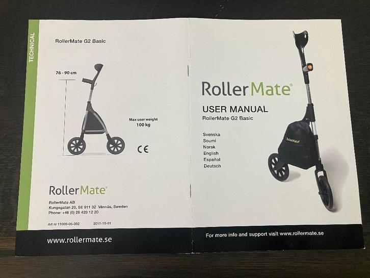 Rollermate, Diversen, Loopkrukken, Gebruikt, Ophalen
