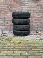 Winterbanden + velgen Fiat Panda, Ophalen of Verzenden, 155 mm, Winterbanden, Banden en Velgen