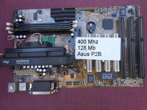 Asus P2B Mainboard 2x 400/333 >>> 3xISA slot !!! <<<, Computers en Software, Moederborden, Gebruikt, DDR2, Ophalen of Verzenden