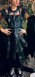 Wednesday Adams  verkleedjurk - Maat 160, Kleding | Dames, Jurken, Ophalen of Verzenden, Zo goed als nieuw, Zwart, Knielengte