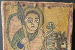260248 Antieke Ethiopische Koptische Ikoon begin 19th cent., Ophalen of Verzenden