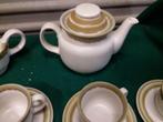 Servies p/amf bruin crème aardewerk, Huis en Inrichting, Keuken | Servies, Ophalen of Verzenden, 'T Olde Gre-j, Info@toldegrej.nl