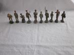 10 Elastolin? + Durso militaire figuren ., Ophalen of Verzenden