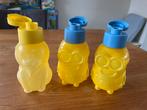 3 Tupperware drinkbekers, Ophalen, Gebruikt, Geel, Beker of Kan