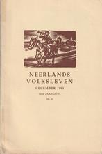 Neerlands volksleven-Scheepspraet-Funktie van het volkslied, Ophalen of Verzenden, Gelezen