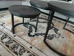Set van 3 delige salontafels zwart mango hout, Huis en Inrichting, Ophalen, Gebruikt, 50 tot 100 cm, 50 tot 75 cm