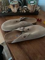 Birkenstock Boston Suède - Maat 42, Ophalen of Verzenden, Zo goed als nieuw, Beige, Instappers
